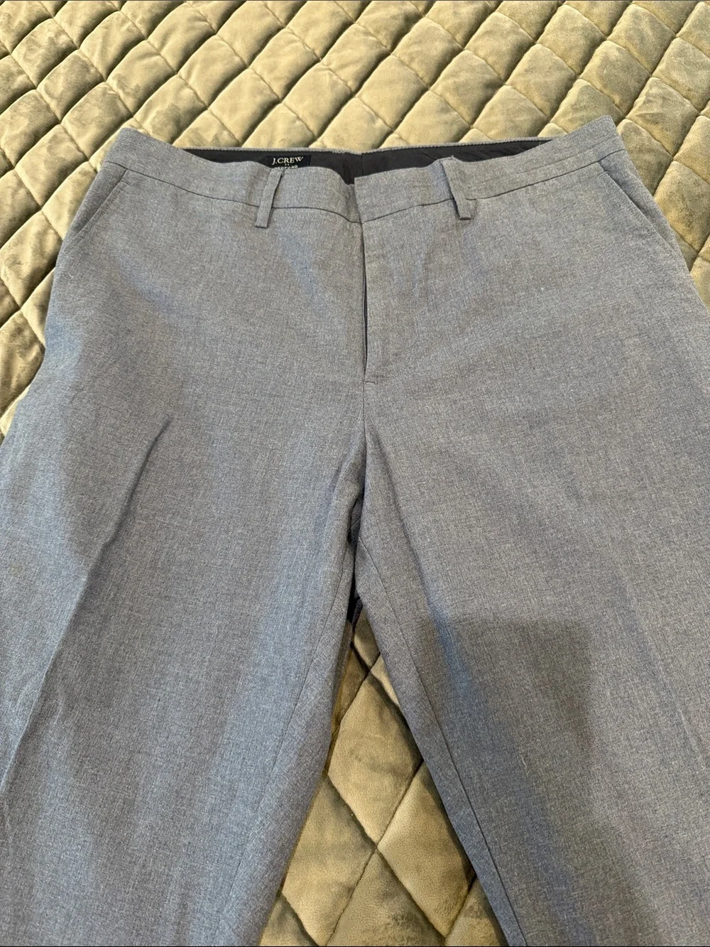 Men's JCREW BEDFORD Blue Dress Pants W34 L32